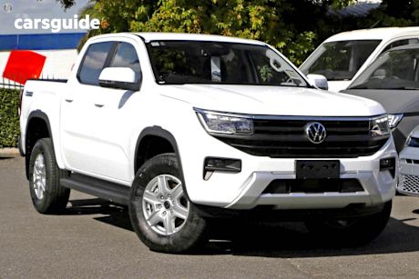 White 2025 Volkswagen Amarok Dual Cab Utility Life Tdi500 4Motion