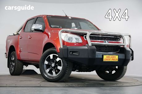 Red 2016 Holden Colorado Crew Cab Pickup Storm (4X4)