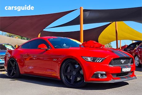 Red 2016 Ford Mustang Coupe Fastback Gt 5.0 V8