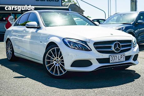 White 2017 Mercedes-Benz C350 Sedan E (Hybrid)