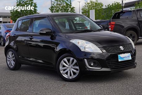 Black 2016 Suzuki Swift Hatchback Gl