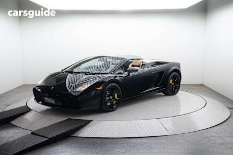 Black 2006 Lamborghini Gallardo Convertible Spyder