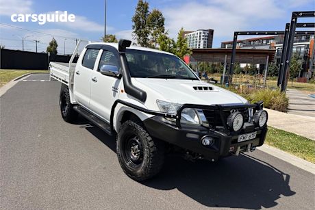 White 2012 Toyota Hilux Dual Cab Pick-up Sr (4X4)