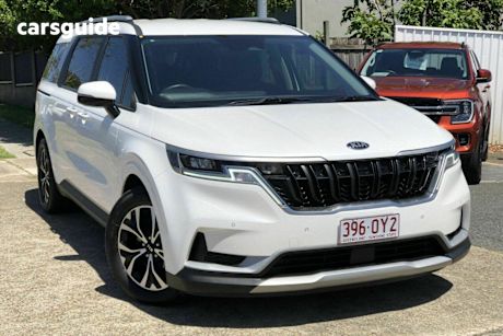 White 2020 Kia Carnival Wagon Si