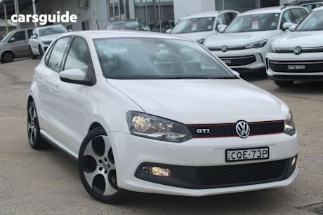 White 2013 Volkswagen Polo Hatchback Gti
