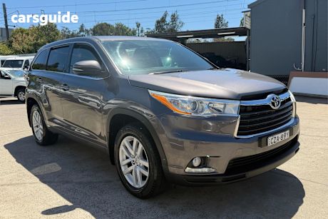 Grey 2015 Toyota Kluger Wagon Gx (4X2)