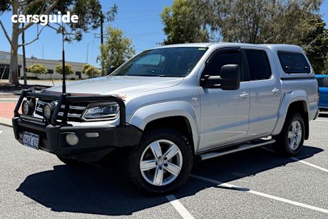 Silver 2017 Volkswagen Amarok Dual Cab Utility V6 Tdi 550 Highline