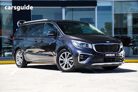 Grey 2020 Kia Carnival Wagon Platinum