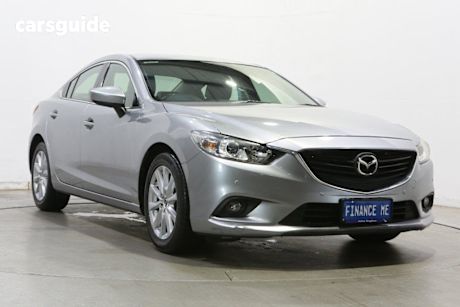 Silver 2013 Mazda 6 Sedan Touring