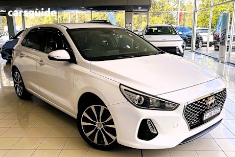 White 2018 Hyundai I30 Hatchback Elite
