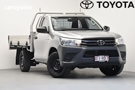 Silver 2023 Toyota Hilux Cab Chassis Workmate (4X2)