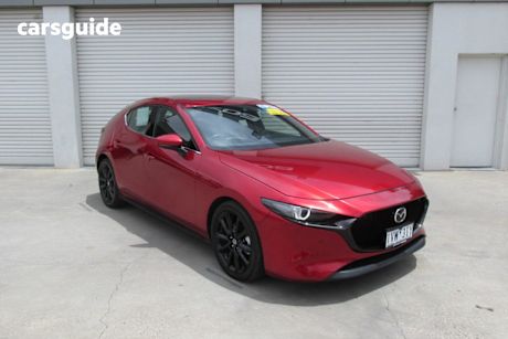 Red 2022 Mazda 3 Hatchback G25 Astina