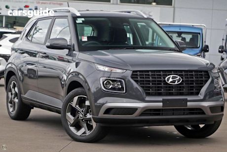 Grey 2025 Hyundai Venue Wagon Elite (Black) Sunroof