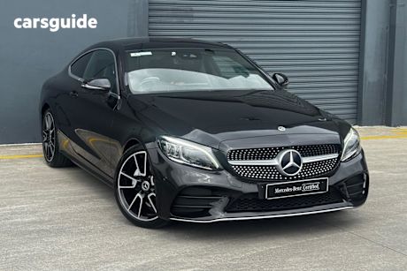Black 2021 Mercedes-Benz C200 Coupe