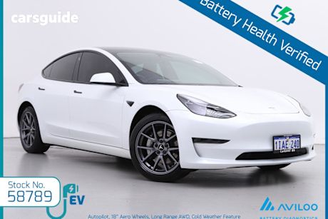 White 2023 Tesla Model 3 Sedan Long Range