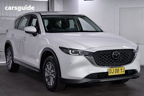 White 2023 Mazda CX-5 Wagon G20 Maxx (Fwd)