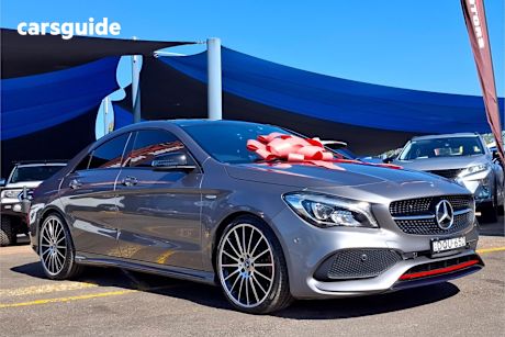 Grey 2017 Mercedes-Benz CLA250 Coupe Sport 4Matic