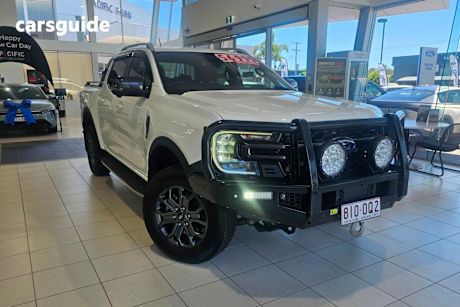White 2023 Ford Ranger Double Cab Pick Up Wildtrak 3.0 (4X4)