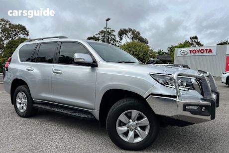 Silver 2018 Toyota Landcruiser Prado Wagon Gxl (4X4)