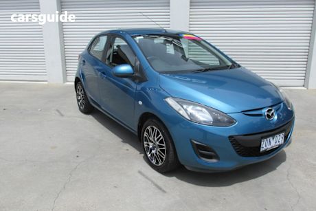 Blue 2012 Mazda 2 Hatchback Neo