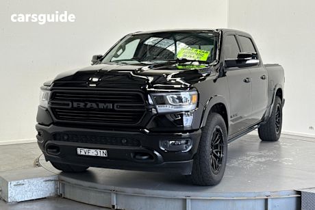 Black 2020 RAM 1500 Crew Cab Utility Laramie (Hybrid)