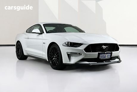 White 2018 Ford Mustang Convertible Gt 5.0 V8
