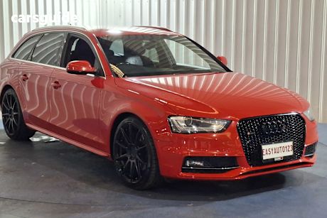 Red 2012 Audi A4 Wagon 3.0 Tdi Avant