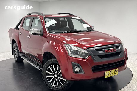 Red 2019 Isuzu D-MAX Crew Cab Utility Ls-T (4X4)