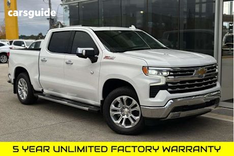 White 2025 Chevrolet Silverado Crew Cab Pickup 1500 Ltz Premium