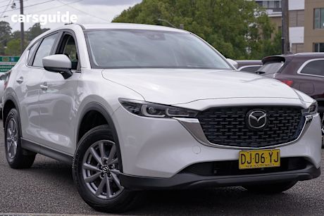 White 2023 Mazda CX-5 Wagon G20 Maxx (Fwd)
