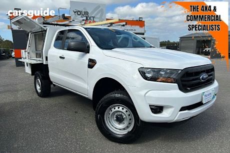 White 2020 Ford Ranger Super Cab Chassis Xl 3.2 (4X4)