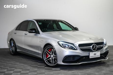 Silver 2016 Mercedes-Benz C63 Sedan S
