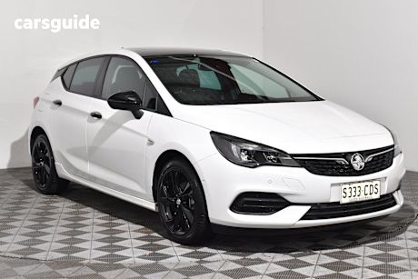 White 2019 Holden Astra Hatchback Rs