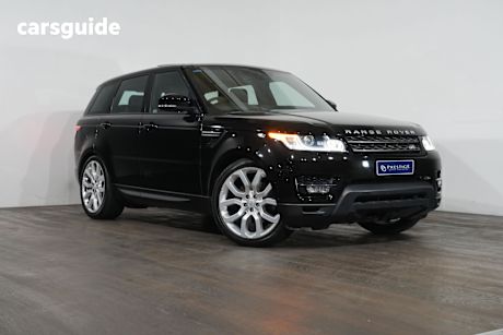 Black 2017 Land Rover Range Rover Sport Wagon 3.0 Tdv6 Se