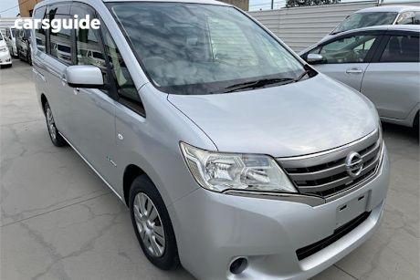 Silver 2012 Nissan Serena SUV HYBRID