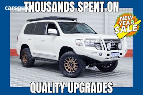 White 2017 Toyota Landcruiser Wagon Vx (4X4)