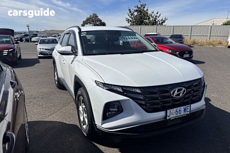 White 2021 Hyundai Tucson Wagon (Fwd)
