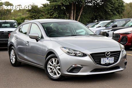 Silver 2014 Mazda 3 Sedan Maxx