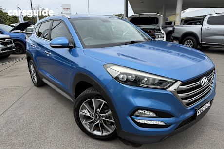 Blue 2017 Hyundai Tucson Wagon Elite (Awd)