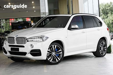 White 2014 BMW X5 Wagon M50D