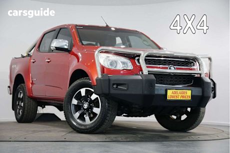 Red 2016 Holden Colorado Crew Cab Pickup Storm (4X4)