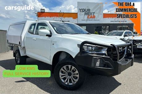 White 2020 Mazda BT-50 Freestyle Cab Chassis Xt (4X2)