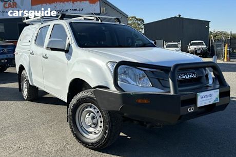 White 2016 Isuzu D-MAX Crew Cab Utility Sx Hi-Ride (4X4)