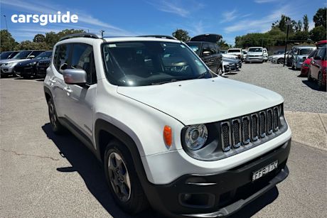 White 2016 Jeep Renegade Wagon Limited