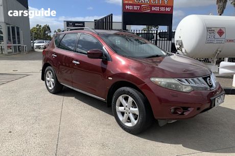 Red 2009 Nissan Murano Wagon Ti