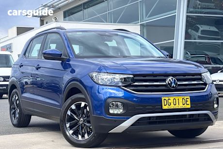 Blue 2023 Volkswagen T-Cross Wagon 85Tfsi Life