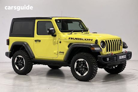 Yellow 2022 Jeep Wrangler Hardtop Rubicon (4X4) 2 Door