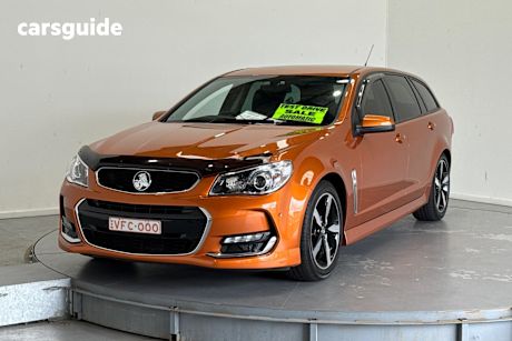 Orange 2017 Holden Commodore Sportswagon Sv6