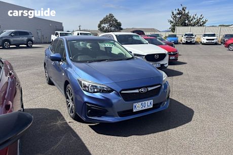 Blue 2017 Subaru Impreza Sedan 2.0I (Awd)