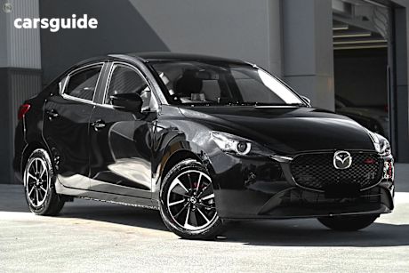 Black 2025 Mazda Mazda2 Sedan G15 Gt